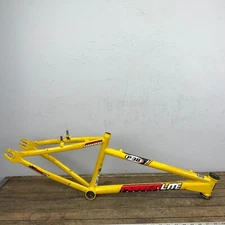 Powerlite P38 Jr MINI BMX Frame Old School BMX 4130 CRMO OG 20" 2000 Y2k Yellow
