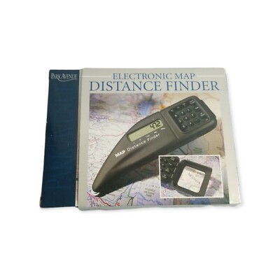 Park Avenue Electronic Map Distance Finder with Magnifying Lens PA2314BK