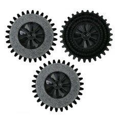 TRIS SPAZZOLE FELTRO CON SETOLE PER LUCIDATRICE VORWERK FOLLETTO PULILUX PL 515