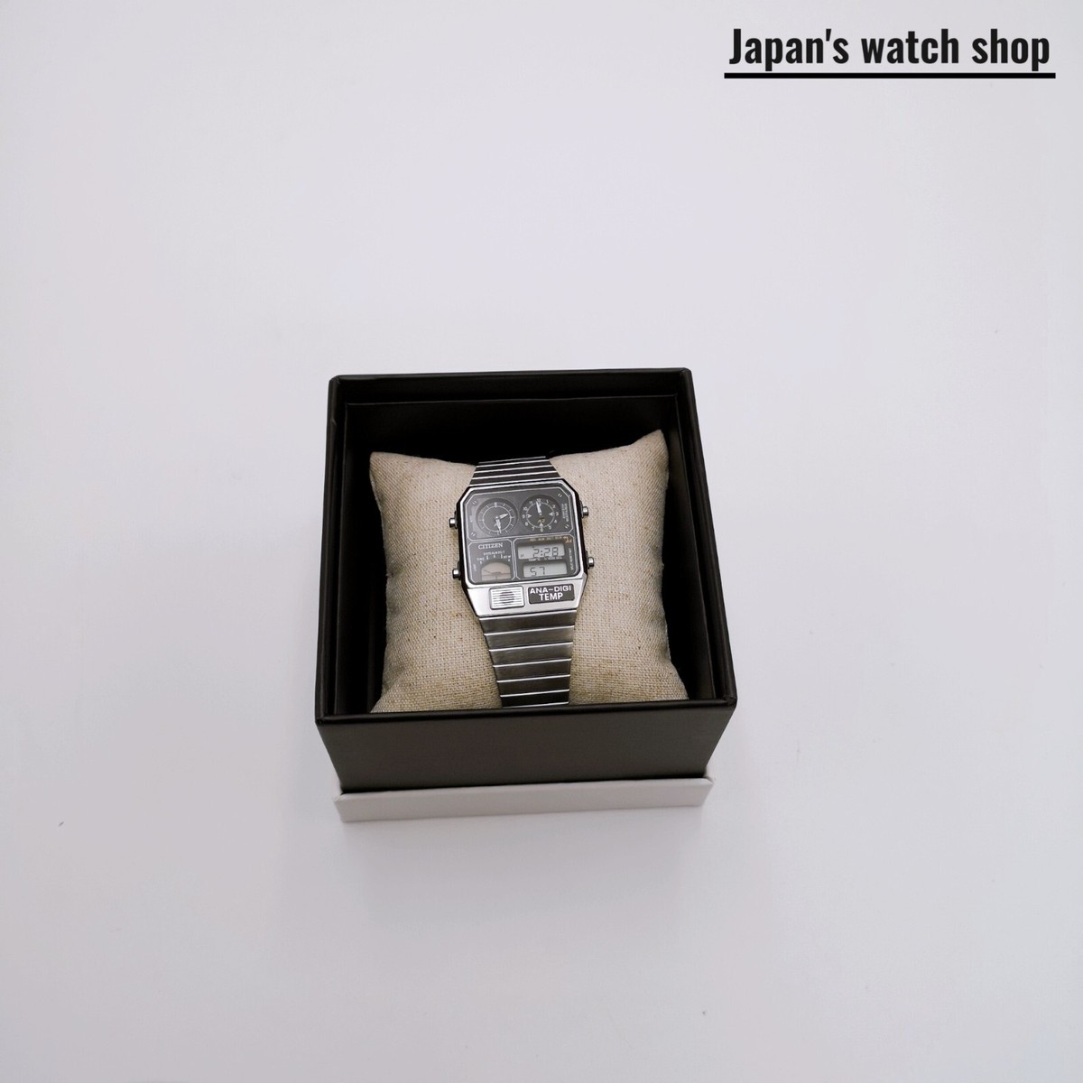 Citizen JG2101-78E Ana-Digi Men's Analog / Digital Watch - Silver