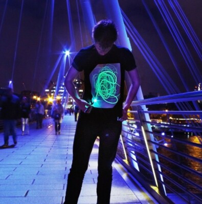 Original Childrens kids Interactive Glow in The Dark T-Shirt