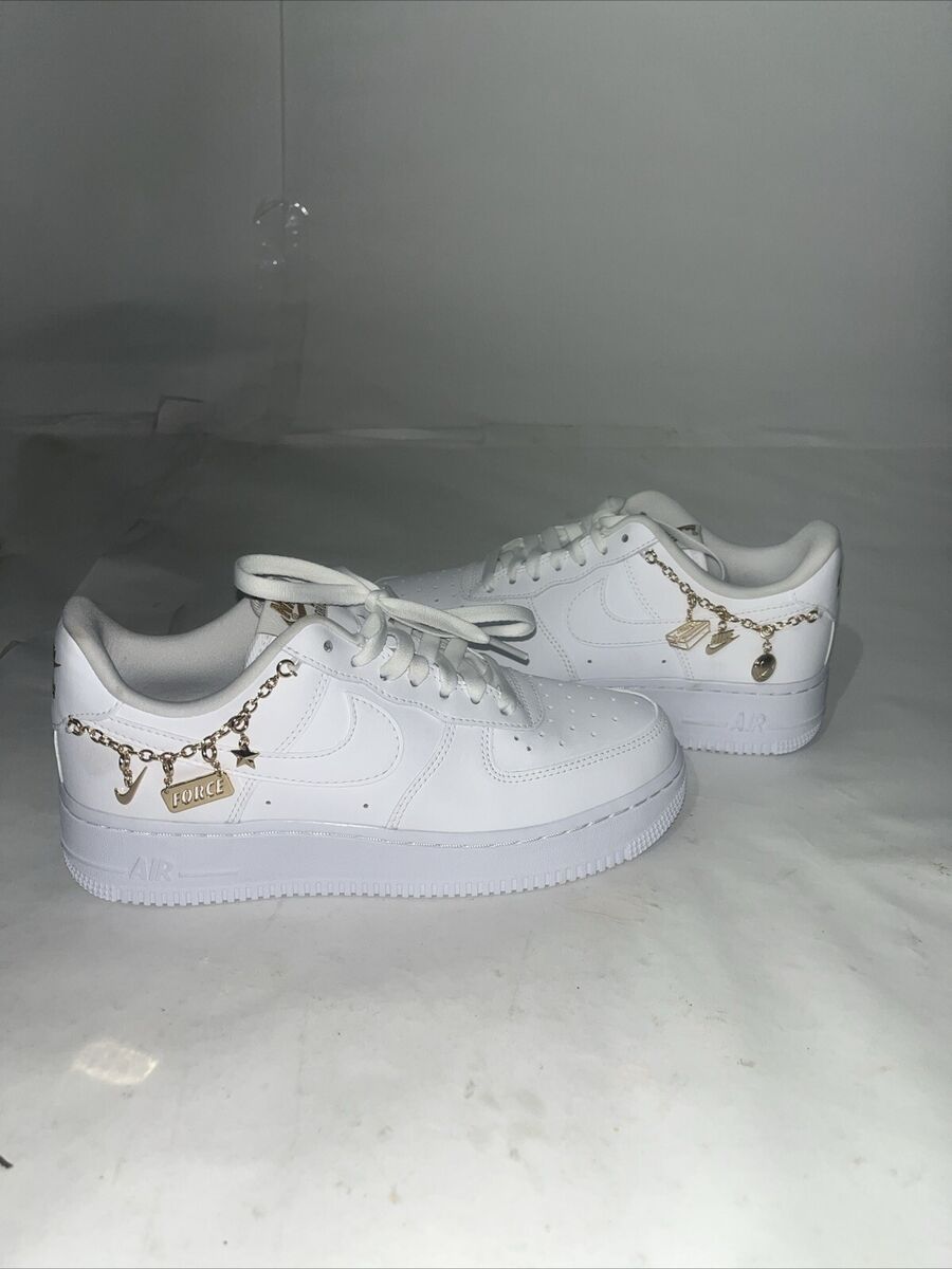 Nike Air Force 1 '07 LX w/Charms Women Shoes Sneaker Sz7.5 Nike Air Force 1 '07 LX w/Charms Women Shoes Sneaker Sz7.5
