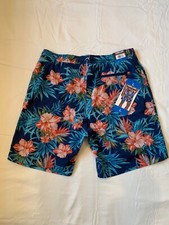 NWT Kirkland Swim Trunks Men  s Size Large Tropical Shorts
