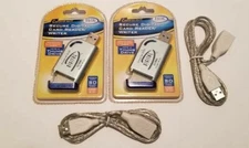 QTY 2 NEW USB 2.0 SD Card Reader/Writers + 2 USB cables Secure Digital (MAC/PC)