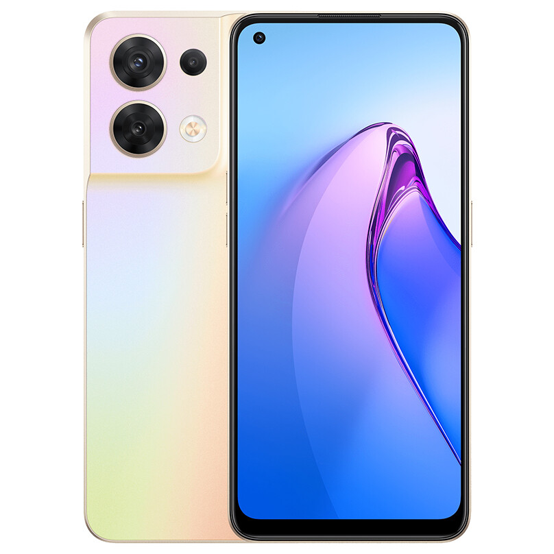 OPPO Reno 8 5G (Shimmer Gold) 256GB + 8GB RAM Android Mobile - GSM