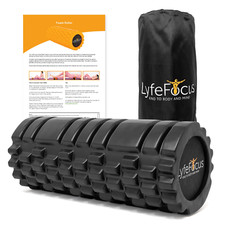Foam Roller  Trigger Point Premium Massage Roller - With Carry Case - LyfeFocus