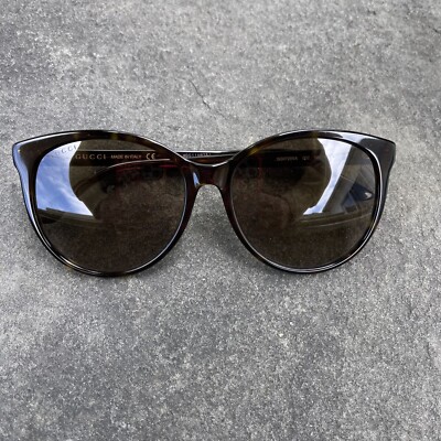 GUCCI GG0729SA 002 Havana Dark Brown Round Oval Panthos  display picture 3