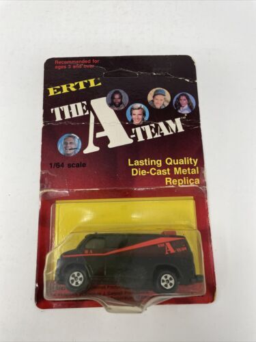 Ertl A-Team Peterbell 1/25 - Van Agence Tous Risques 1983, Tôle, Made In USA
