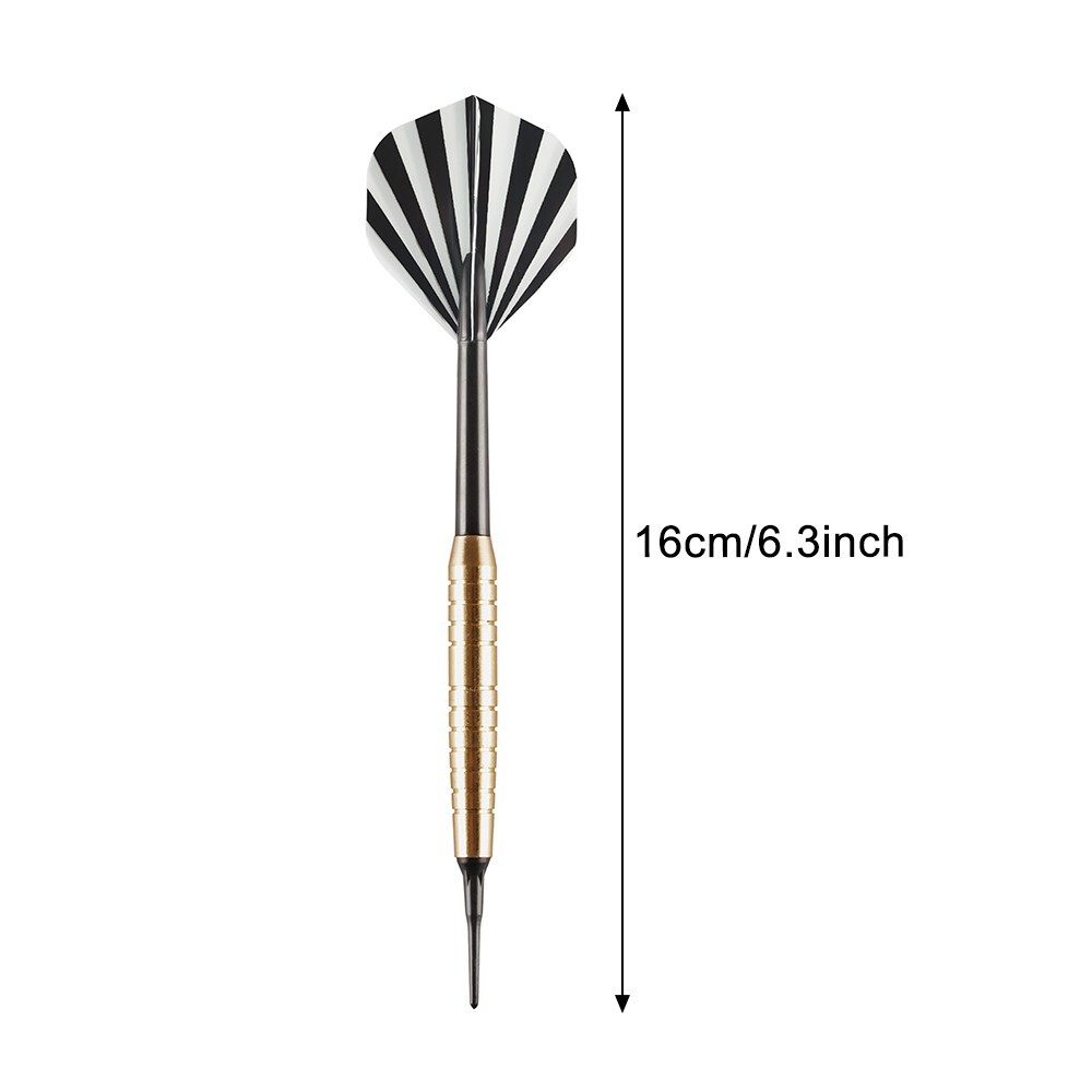 18 Grams Soft Tip Darts Set PET Flights Nylon Shafts for Electronic Dart Board