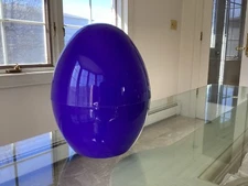 Beautiful Large Plastic Cadbury Egg - EMPTY Hard To Find Teacher Classroom Gift