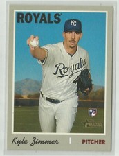 Kyle Zimmer ROOKIE Kansas City Royals 2019 Topps Heritage High Numbers #653