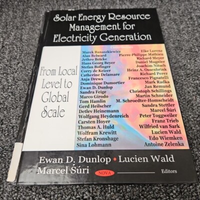 Solar Energy Resource Management for Electricity Generation