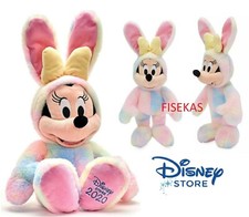 Disney Store Minnie Mouse Easter Bunny Plush 18" Pastel Tie Dye 2020 NEW w/ Tag