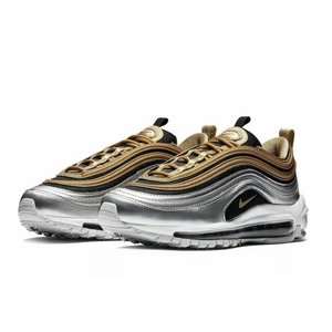 air max 97 gold silver white