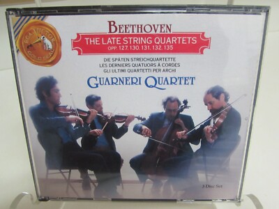 BEETHOVEN THE LATE STRING QUARTETS OP 127, 130,131,132, 135 GUARNERI