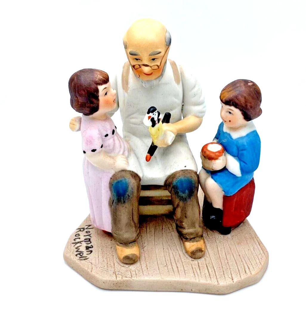 Norman Rockwell Figurine The Toymaker for sale | eBay