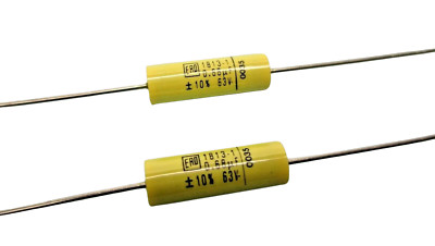 22uF Mundorf MCAP250 5% MKP axial Kondensator 29x44mm