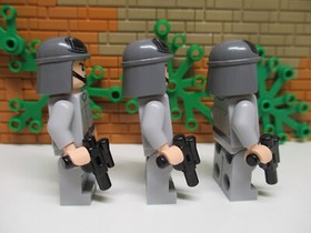 ( G8/9 ) Lego Star Wars 3x sw0797 Imperial AT-ST Driver from 75153