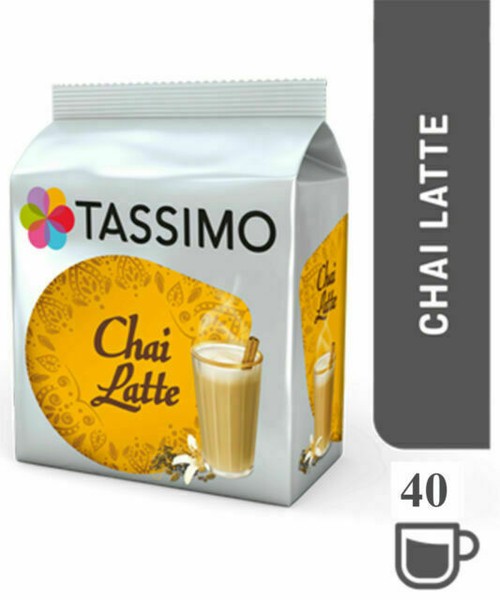 Tassimo 8 Chai Latte Coffee Pods Pack of 5 for sale online eBay