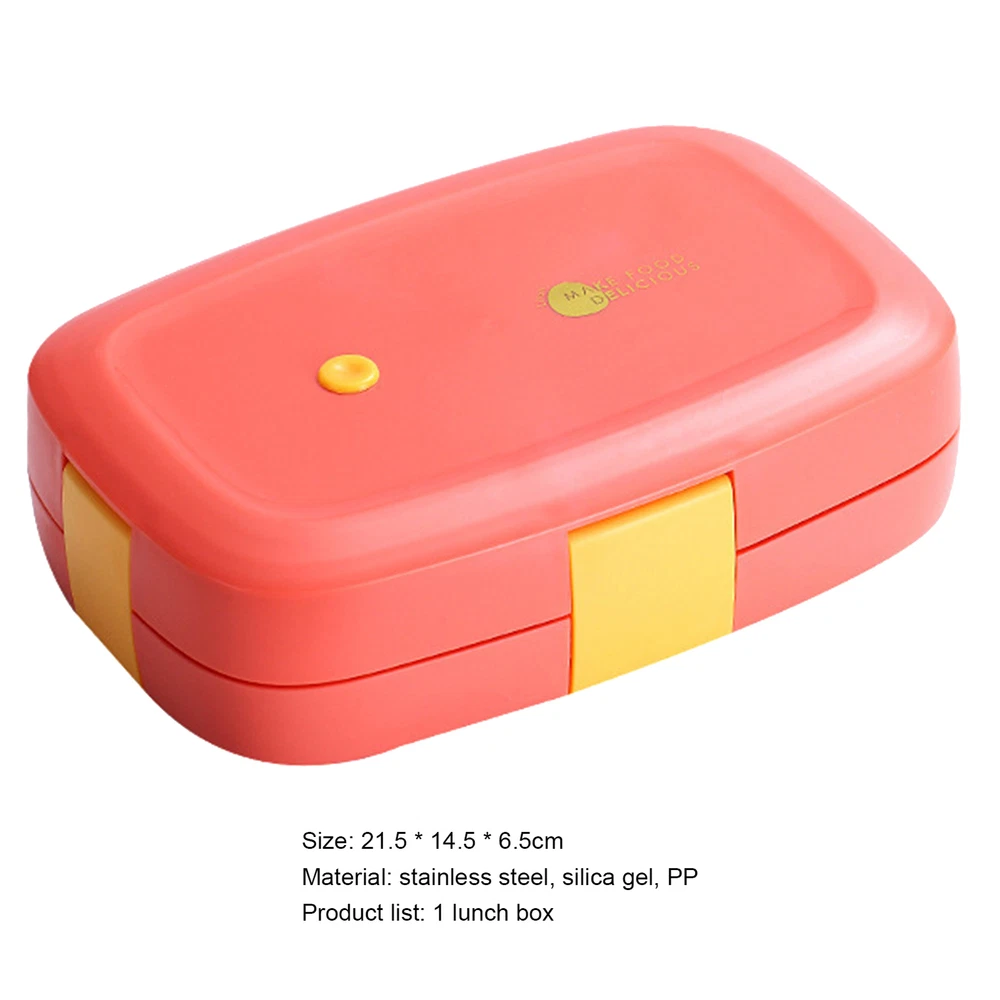 1000ml Bento Boxes Reusable Thermal Stylish Insulated Lunch Box Sturdy