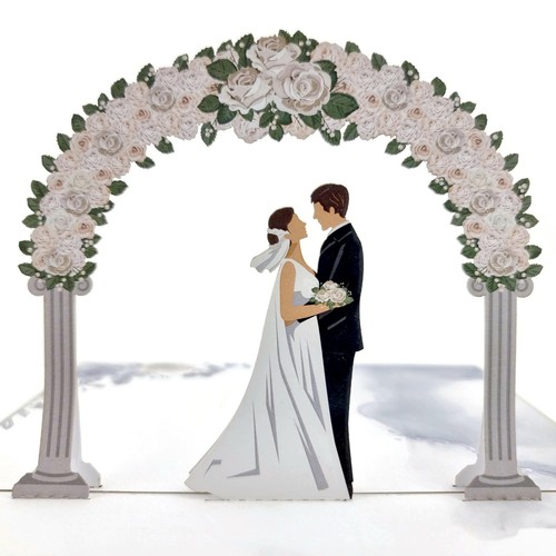 Wedding Day Pop-Up Card - Picture 2 of 5