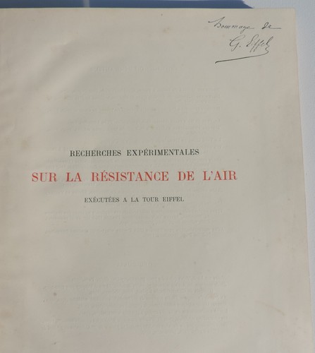 ✅ Gustave EIFFEL eo 1907 RECHERCHES EXPÉRIMENTALES SUR LA RÉSISTANCE DE L'AIR - Picture 5 of 24
