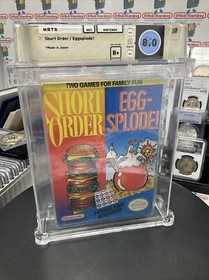 Short Order Eggsplode! NES Power Pad Sealed VGA WATA CGC Nintendo NES SNES GBA
