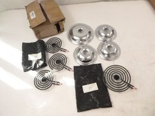 3x 316048414 1x 316048413 Chrome Drip Pans w/ 3x Burner Element 15 1x Element 21