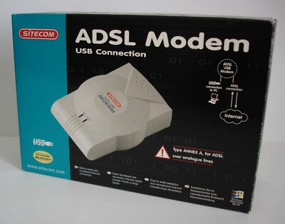 Sitecom ADSL USB Modem - Neu & Originalverpackt (B4)