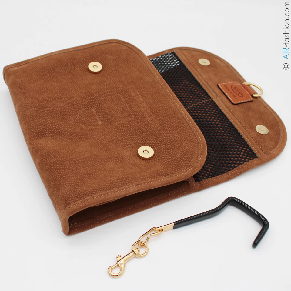 BRIC'S LIFE Necessaire tri-fold traveler toiletry bag purse beauty-case ocher M - Image 2 of 4