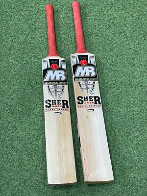 MB Malik Sher Amin 2,10/11 Unzen Cricketschläger mit gepolsterter Schlägerabdeckung