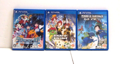 Digimon World & Stories Cyber Sleuth & Hacker's Memory PS Vita BANDAI Japan