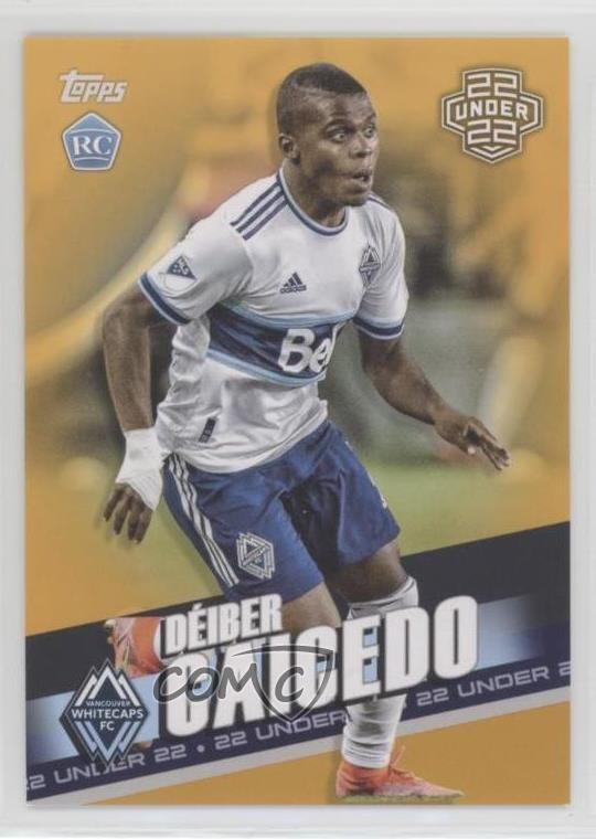 2022 Topps MLS 22 Under Gold 7/50 Deiber Caicedo Déiber #169 Rookie RC z3b