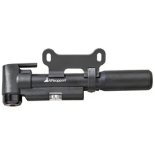 Bontrager Air Support Pump w/Gauge, Black/Silver