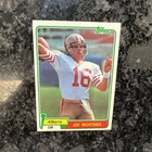 1981 Topps - Joe Montana #216 (RC) San Francisco 49ers EXNM
