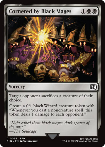 x1 Cornered by Black Mages FIN Final Fantasy MTG 93 M/NM 1x