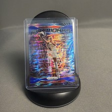Haley Jones 2024 Panini Prizm WNBA - Fireworks #12 Blue Pulsar Prizm 119/199