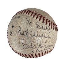 Bob Gibson St Louis Cardinals Autographed Signed Baseball Amco Coa