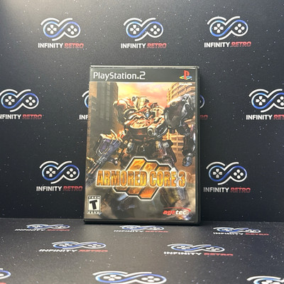 Armored Core 3 Sony Playstation 2 PS2 CIB Refurbished & Tested Free Shipping
