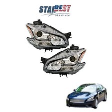 Fit For Nissan Maxima 2009-2014 Hidxenon Clear Rhlh Headlights Headlamps Set Fit For Nissan Maxima 2009-2014 Hidxenon Clear Rhlh Headlights Headlamps Set