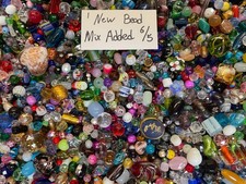 200 Piece Glass Loose Beads 7oz Bulk Mixed Lot 1 Craft Jewelry