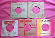 RCA - lot 0f 17 different 45 rpm Company Sleeves