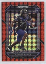 2023 Panini Prizm Draft Picks Red Finite Prizm 56/125 Kendre Miller #119 17oo