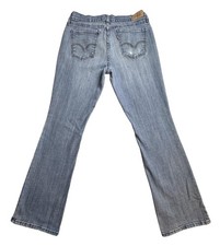 Vintage Levis 515 Bootcut Jeans Womens 8 Blue Medium Wash Mid Rise Stretch Denim