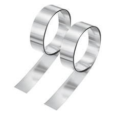 2-Pack Roof Flashing, 3.3ft x 0.8" x 0.016"  L x W x T  Aluminum Flashing Roll