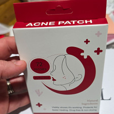 Hydrocolloid Acne Patch for Face, Drug-Free Non-Drying, 72 Patches