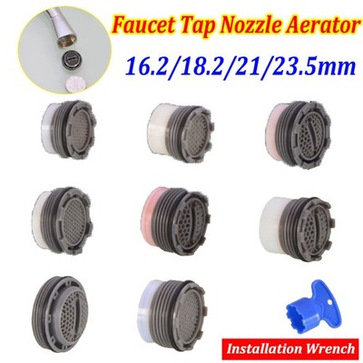 Water Tap Insert Filter Plastic Faucet Aerator Kitchen Basin 16.2 18.2 21 23.5mm