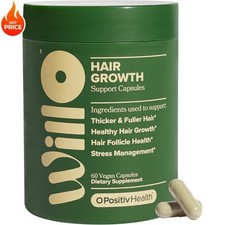 Willo Hair Growth Support 60 Capsules For Women Hair Health USA