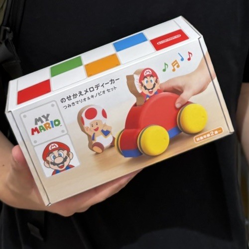 Nintendo Interchangeable Melody Car Mario & Toad Block Set My Mario