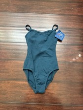 NWT Motionwear Petite Adult Green Ballet Dance Leotard